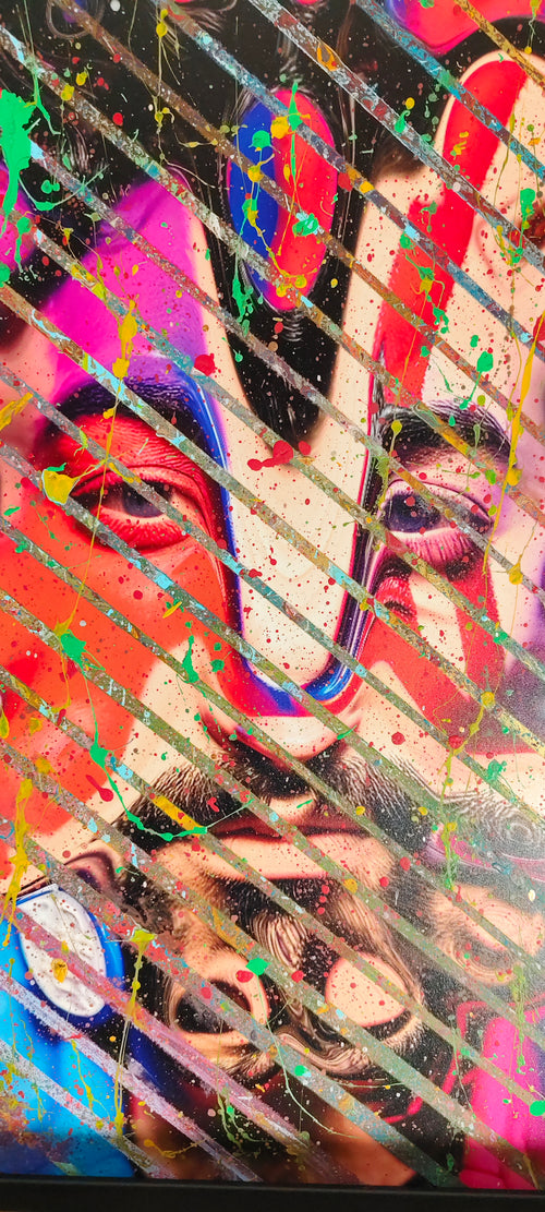 Chromatic Faceshift – Originalgemälde von ExoBlack