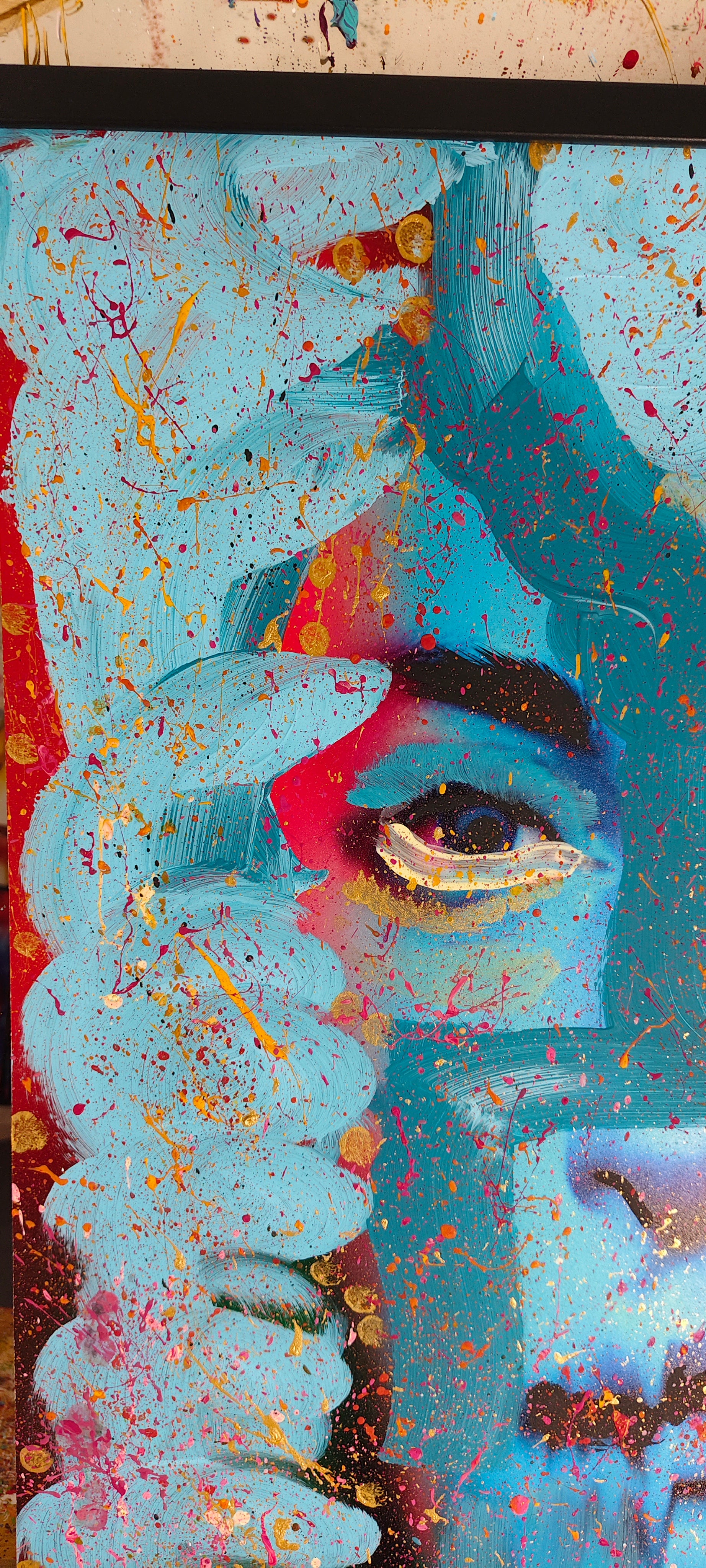 Azure Veil – Originalgemälde von ExoBlack