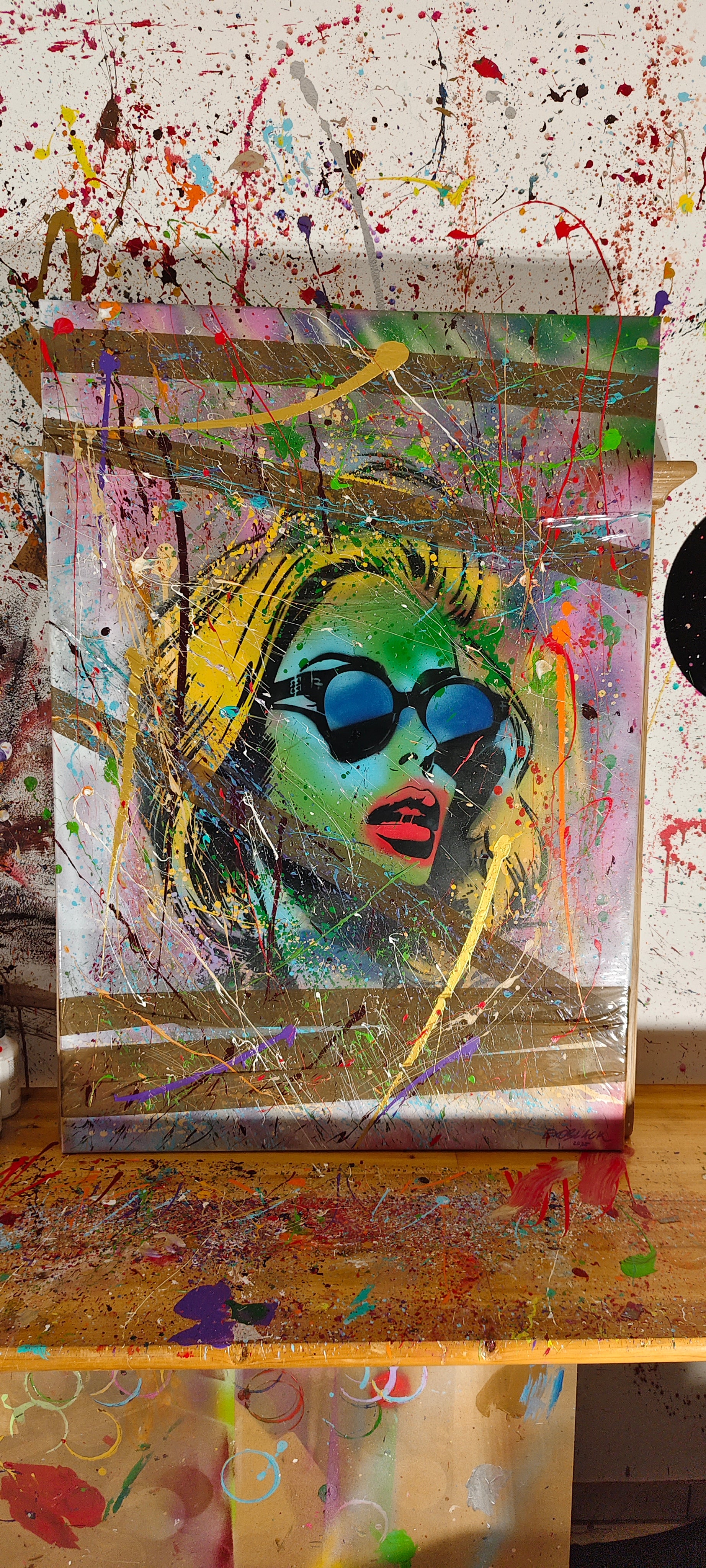 Chromatic Confidence – Originalkunstwerk von ExoBlack