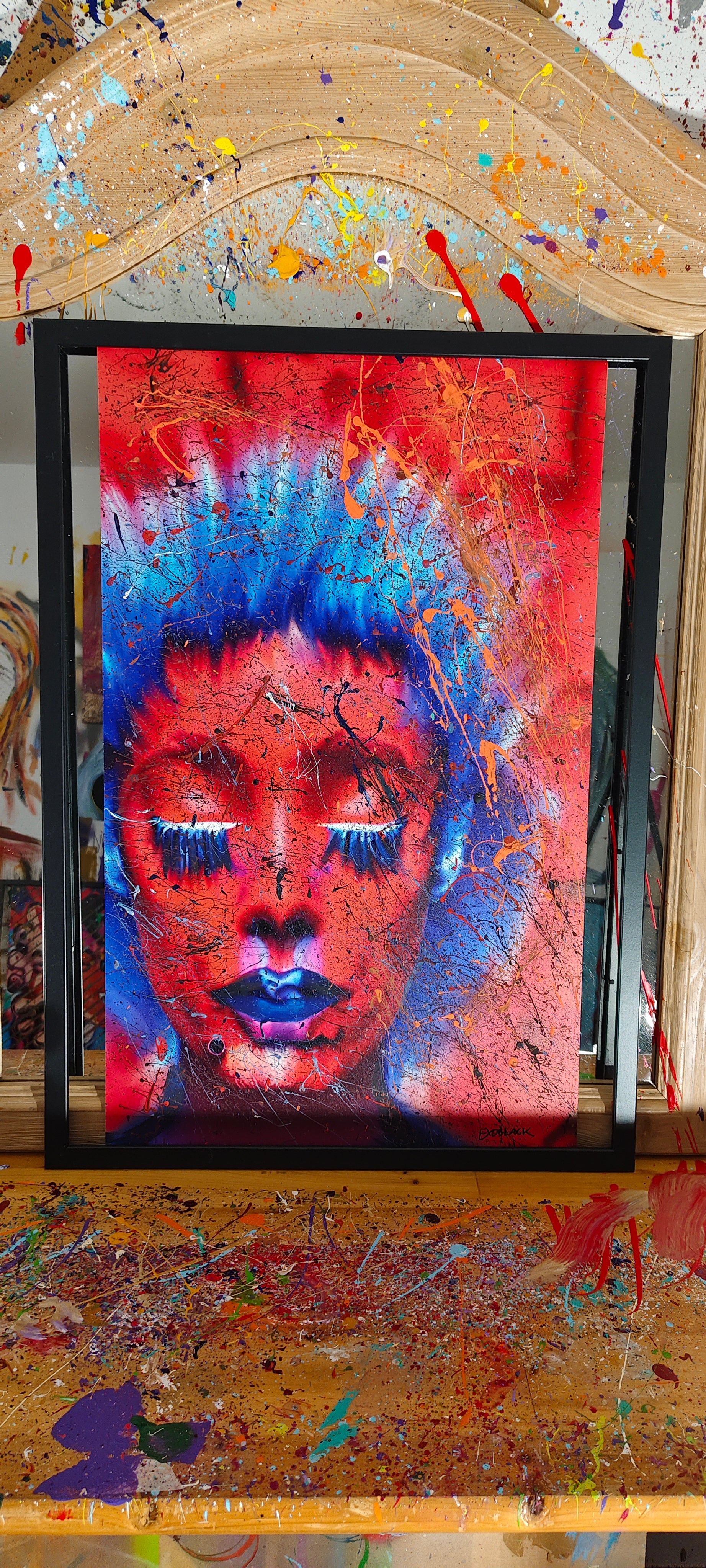 Quiet Tension Originalgemälde von ExoBlack“