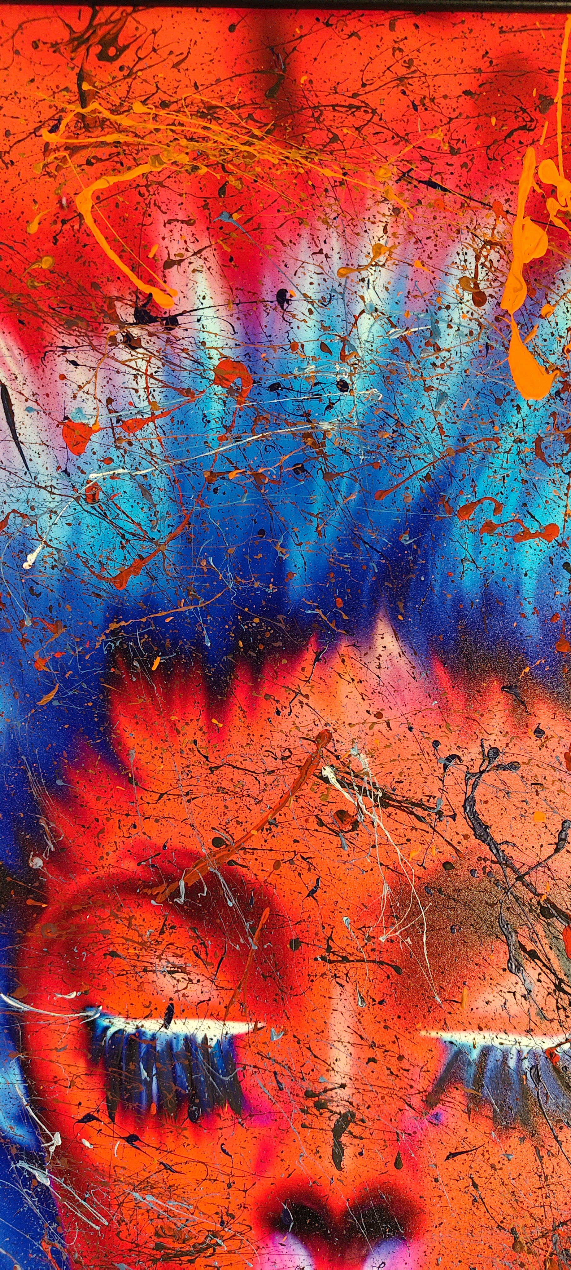 Quiet Tension Originalgemälde von ExoBlack“