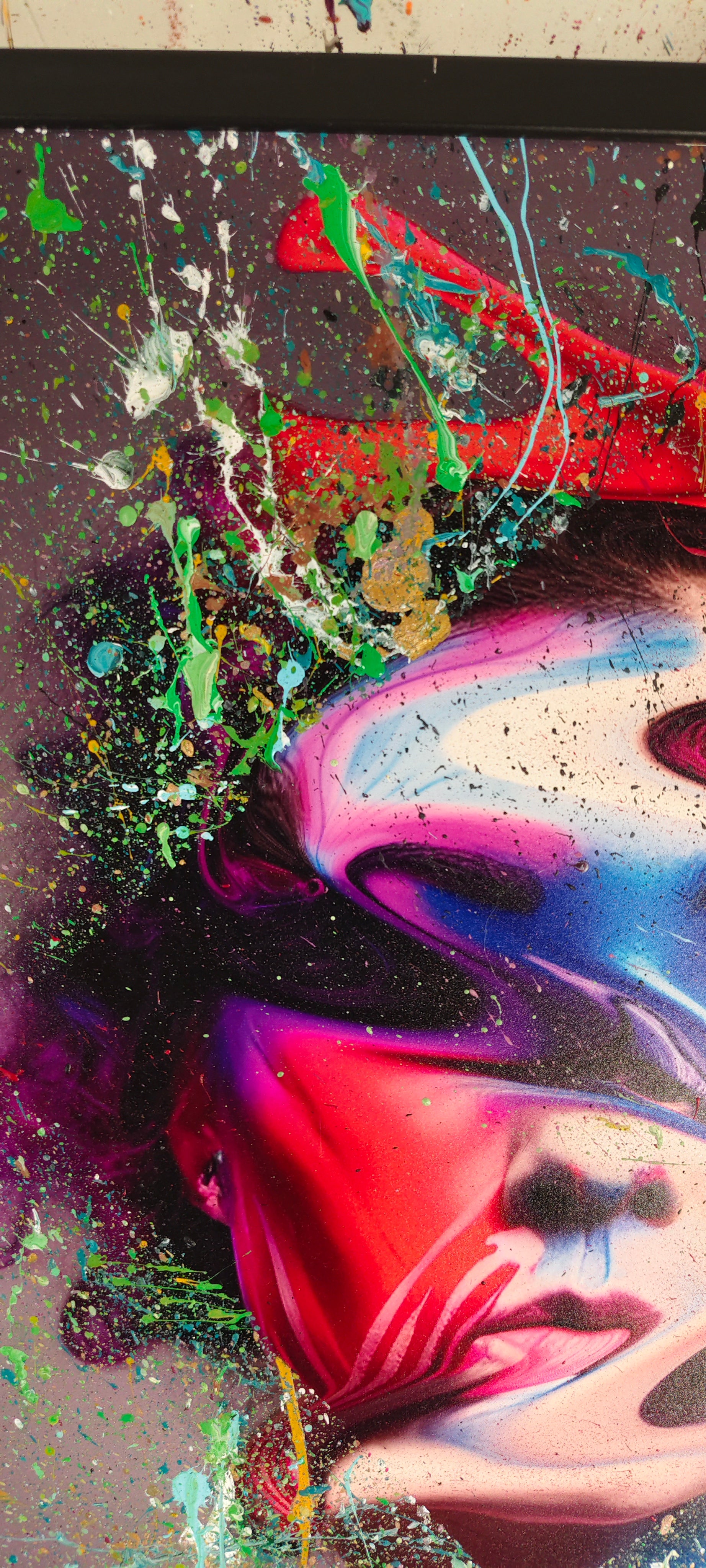 Fragmented Gaze – Originalkunstwerk von ExoBlack