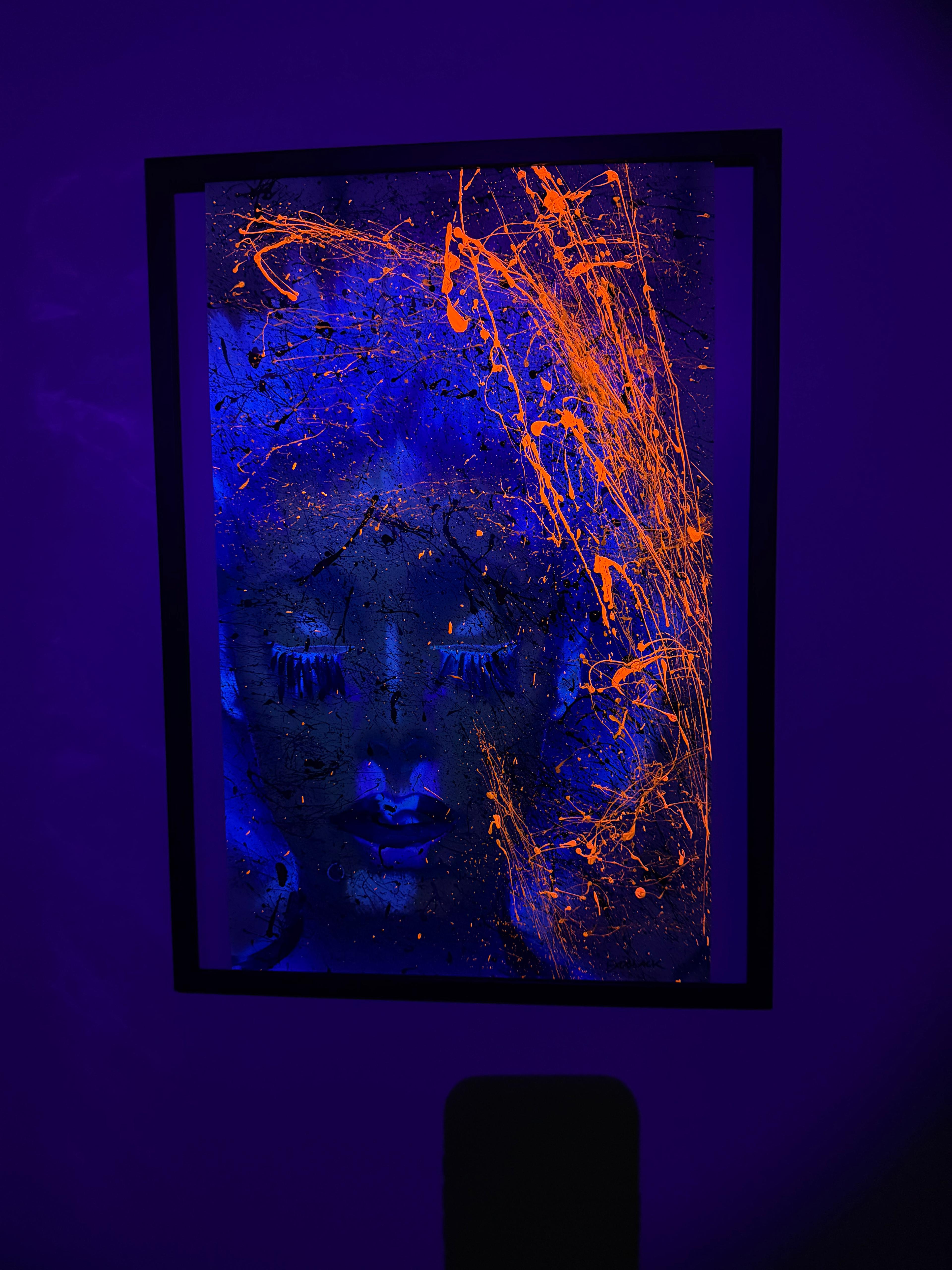 Quiet Tension Originalgemälde von ExoBlack“